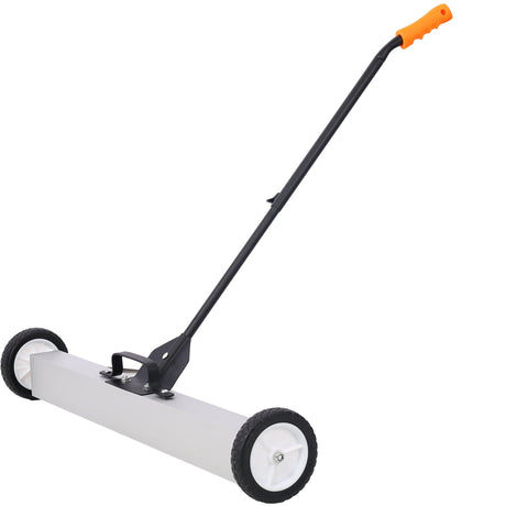 36" Rolling Magnetic Pick - Up Sweeper Heavy Duty Push - Type with Release 30 Lbs Capacity - Fab Heavy Parts
