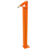 36" T Post Puller Fence Post Puller Heavy Duty Fence Post Puller with 47" Lifting Chain & T Post Puller Plate - Orange - Fab Heavy Parts