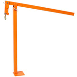 36" T Post Puller Fence Post Puller Heavy Duty Fence Post Puller with 47" Lifting Chain & T Post Puller Plate - Orange - Fab Heavy Parts