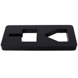 36" T Post Puller Fence Post Puller Heavy Duty Fence Post Puller with 47" Lifting Chain & T Post Puller Plate - Orange - Fab Heavy Parts