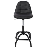 360° Swivel Adjustable Height Bar Stool with High Back Support Modern Counter Stool for Bar Shop Kitchen - Fab Heavy Parts