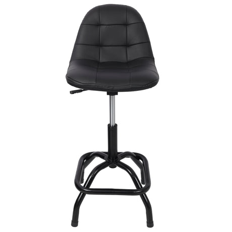 360° Swivel Adjustable Height Bar Stool with High Back Support Modern Counter Stool for Bar Shop Kitchen - Fab Heavy Parts