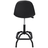 360° Swivel Adjustable Height Bar Stool with High Back Support Modern Counter Stool for Bar Shop Kitchen - Fab Heavy Parts