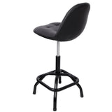 360° Swivel Adjustable Height Bar Stool with High Back Support Modern Counter Stool for Bar Shop Kitchen - Fab Heavy Parts