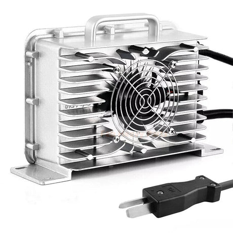 36V 18A Battery Charger Crowfoot Plug Fits for EZGO Club Car Yamaha Golf Cart - Fab Heavy Parts