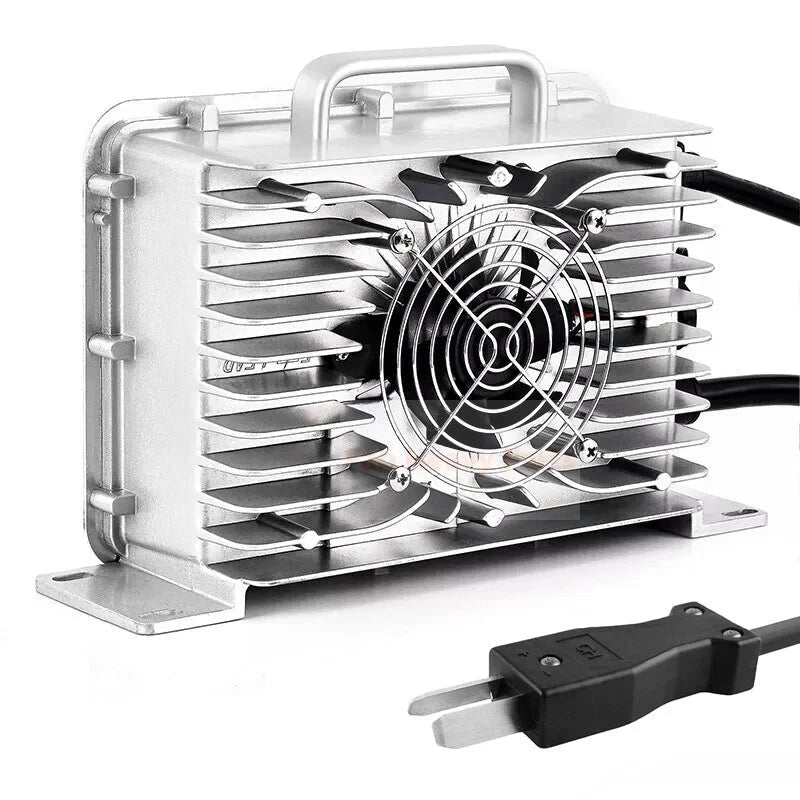 36V 25A Lithium Battery Charger Crowfoot Plug Fits for EZGO Club Car Yamaha Golf Cart - Fab Heavy Parts