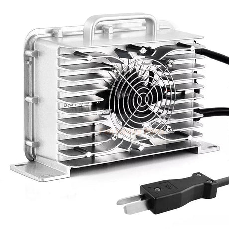 36V 25A Lithium Battery Charger Crowfoot Plug Fits for EZGO Club Car Yamaha Golf Cart - Fab Heavy Parts