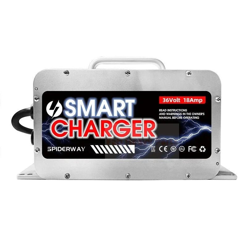 36V(43.8V) 18A Lithium Battery Charger 3Pin Round Plug Fits for Club Car DS Golf Cart - Fab Heavy Parts