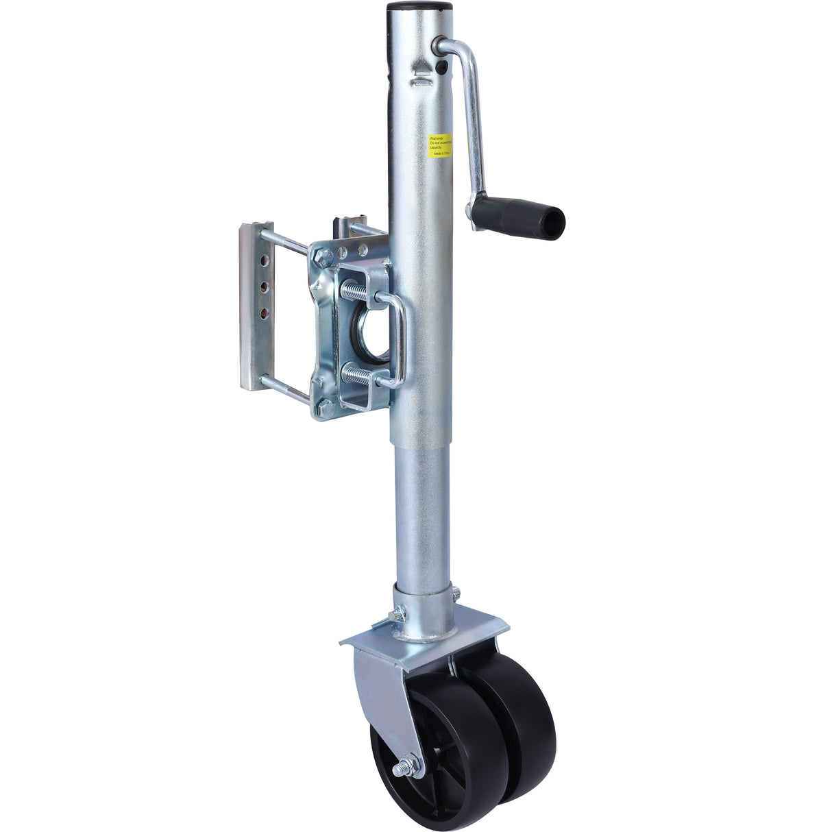 Boat Trailer Jack 34.5 in Bolt-on Tongue Weight Capacity 1500 lb with PP Wheels and Handle