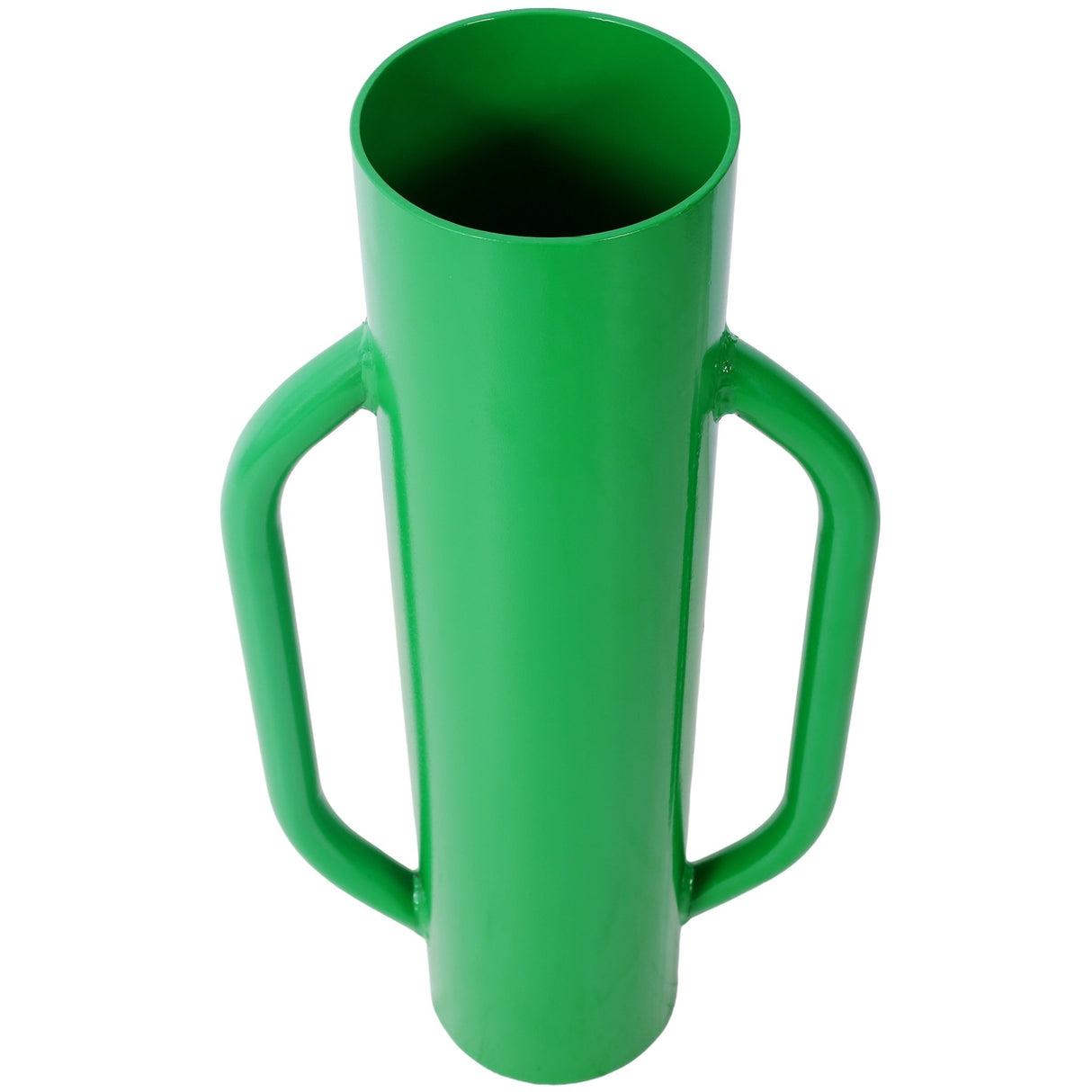 37LB Metal Iron Fence Post Driver with Handle Heavy Duty T Post Pounder Rammer - Green - Fab Heavy Parts