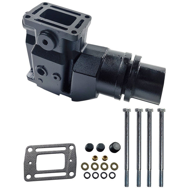 3850456 For Volvo Penta OMC Exhaust Riser Elbow 4.3 /5.0/5.7/5.8L 305 350 v6 v8 Manifold - Fab Heavy Parts
