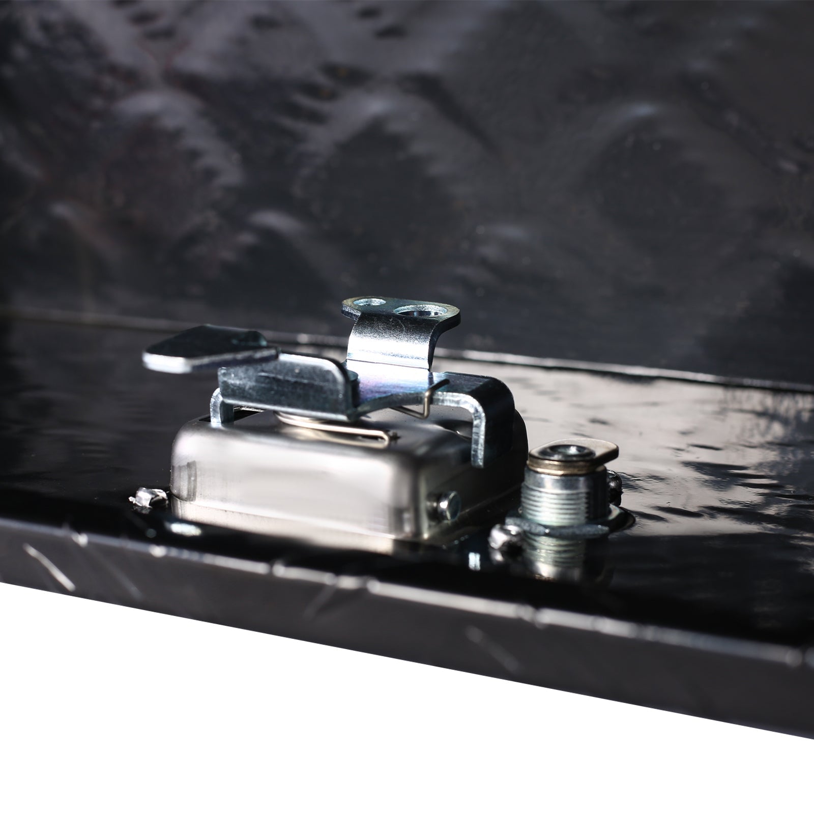 39 Inch Truck Box Aluminum Tool Box Heavy Duty w/Lock Keys 39x13x10inch - Black - Fab Heavy Parts