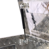 39 Inch Truck Box Aluminum Tool Box Heavy Duty w/Lock Keys 39x13x10inch - Silver - Fab Heavy Parts