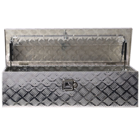 39 Inch Truck Box Aluminum Tool Box Heavy Duty w/Lock Keys 39x13x10inch - Silver - Fab Heavy Parts