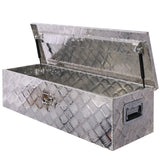 39 Inch Truck Box Aluminum Tool Box Heavy Duty w/Lock Keys 39x13x10inch - Silver - Fab Heavy Parts