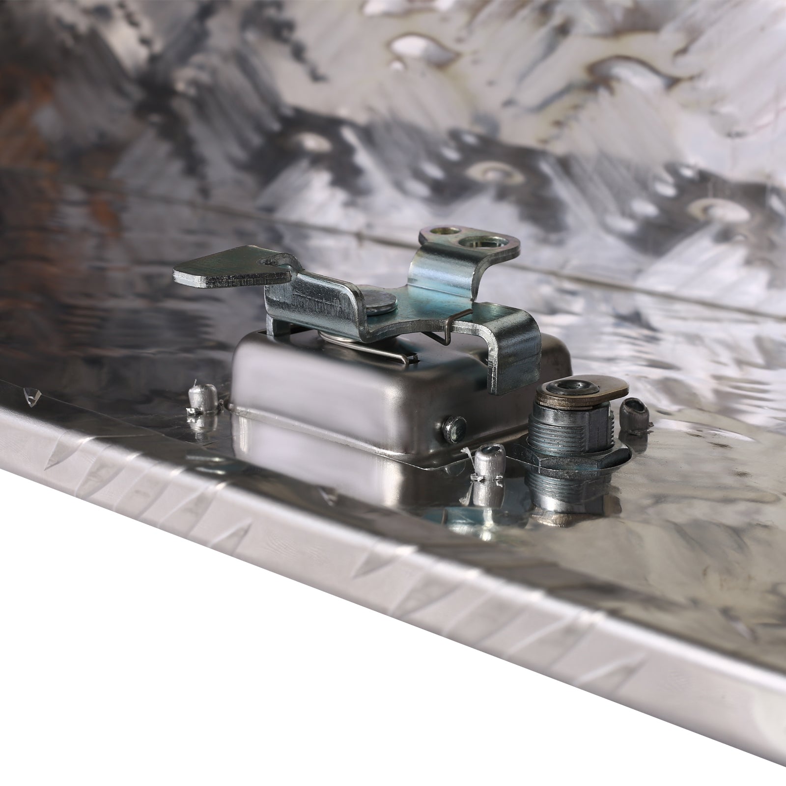 39 Inch Truck Box Aluminum Tool Box Heavy Duty w/Lock Keys 39x13x10inch - Silver - Fab Heavy Parts