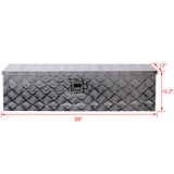 39 Inch Truck Box Aluminum Tool Box Heavy Duty w/Lock Keys 39x13x10inch - Silver - Fab Heavy Parts