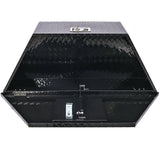 39 Inch Truck Box Aluminum Tool Box Heavy Duty w/Lock Keys 39x16.5x11.8inch - Black - Fab Heavy Parts
