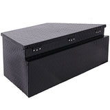 39 Inch Truck Box Aluminum Tool Box Heavy Duty w/Lock Keys 39x16.5x11.8inch - Black - Fab Heavy Parts