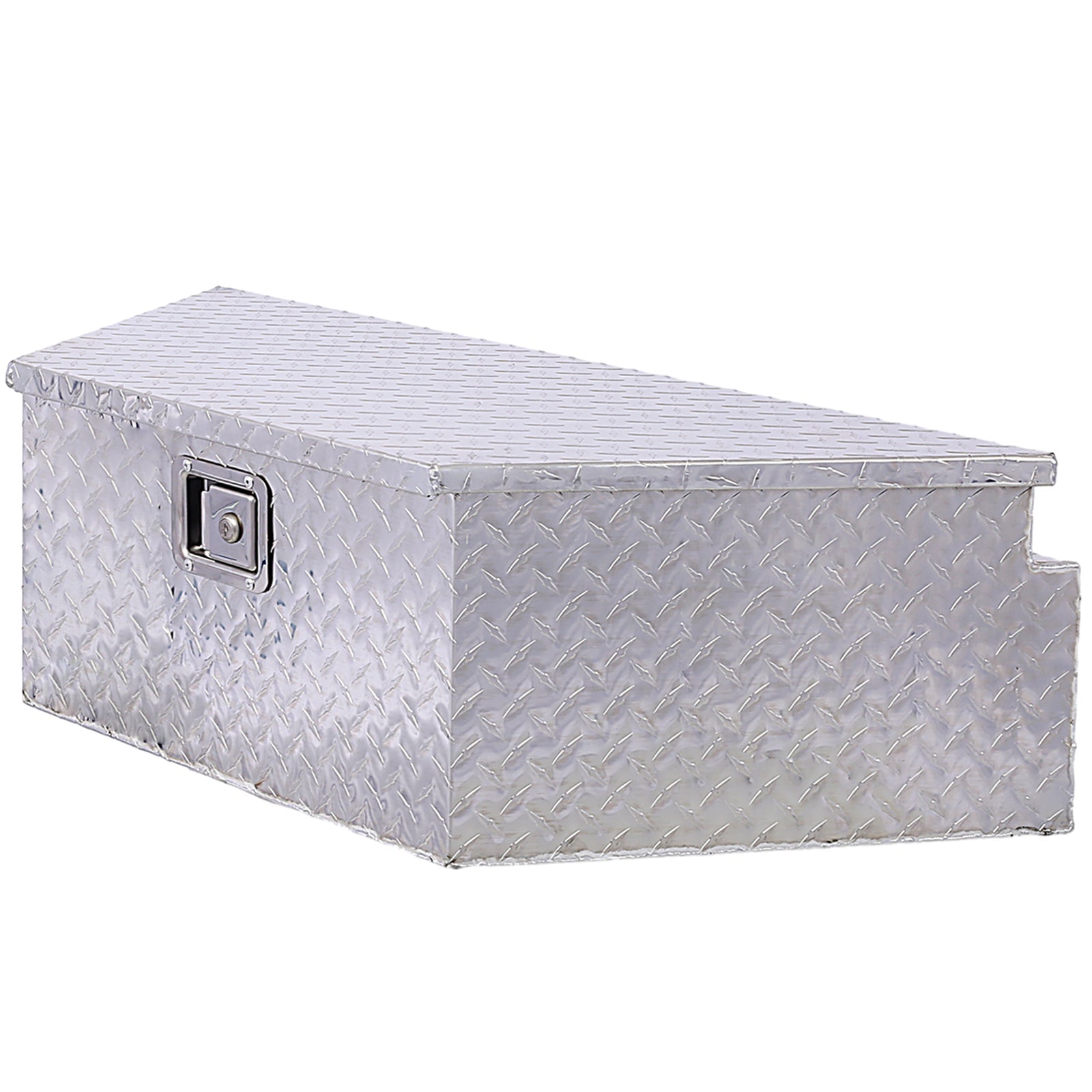 39 Inch Truck Box Aluminum Tool Box Heavy Duty w/Lock Keys 39x16.5x11.8inch - Silver - Fab Heavy Parts