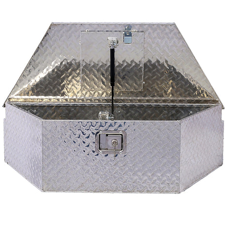 39 Inch Truck Box Aluminum Tool Box Heavy Duty w/Lock Keys 39x16.5x11.8inch - Silver - Fab Heavy Parts