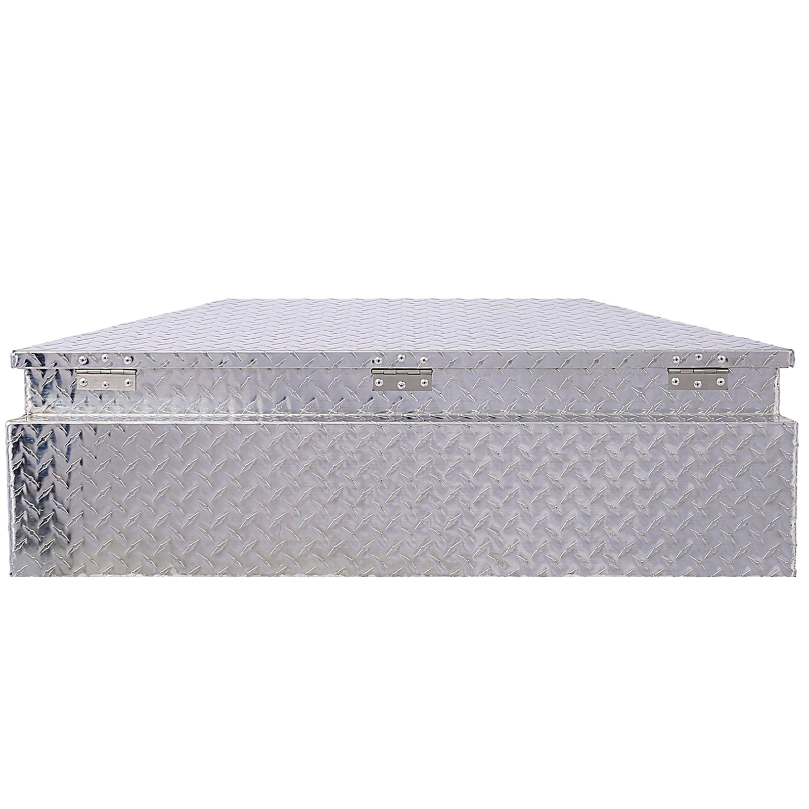 39 Inch Truck Box Aluminum Tool Box Heavy Duty w/Lock Keys 39x16.5x11.8inch - Silver - Fab Heavy Parts