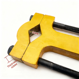 Exchange Cylinder Seal Kit Tool Wrench Adjustable Hydraulic Cylinder Wrench Spanner for Excavators Weight 6T-20T, Length 14.96"