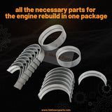 Überholung Rebuild Kit für Caterpillar Cat 3054c 3054e Piston 508-1898