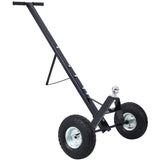 Trailer Dolly with Pneumatic Tires 600 Lb. Maximum Tongue Weight Capacity--Black