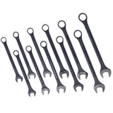 11 Piece Jumbo Combination Wrench Set Metric 1-5/16'' to 2'' Black Oxide with Pouch