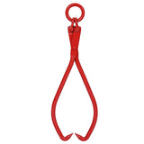 16inch Skidding Tongs with Ring Red