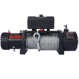 12V 12000LB Electric Winch Towing Trailer Steel Cable Off Road Waterproof Wire Cable