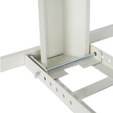 1800 Lb. Capacity Motorcycle Stand Wheel Chock Adjustable Heavy Duty with 4 Sets Tie down