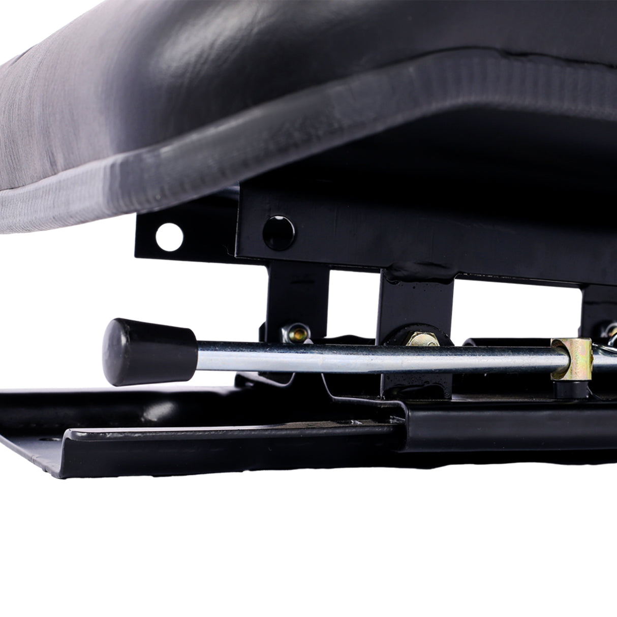 Tractor Seat with Backrest Slide Track Steel PVC Compact Mower