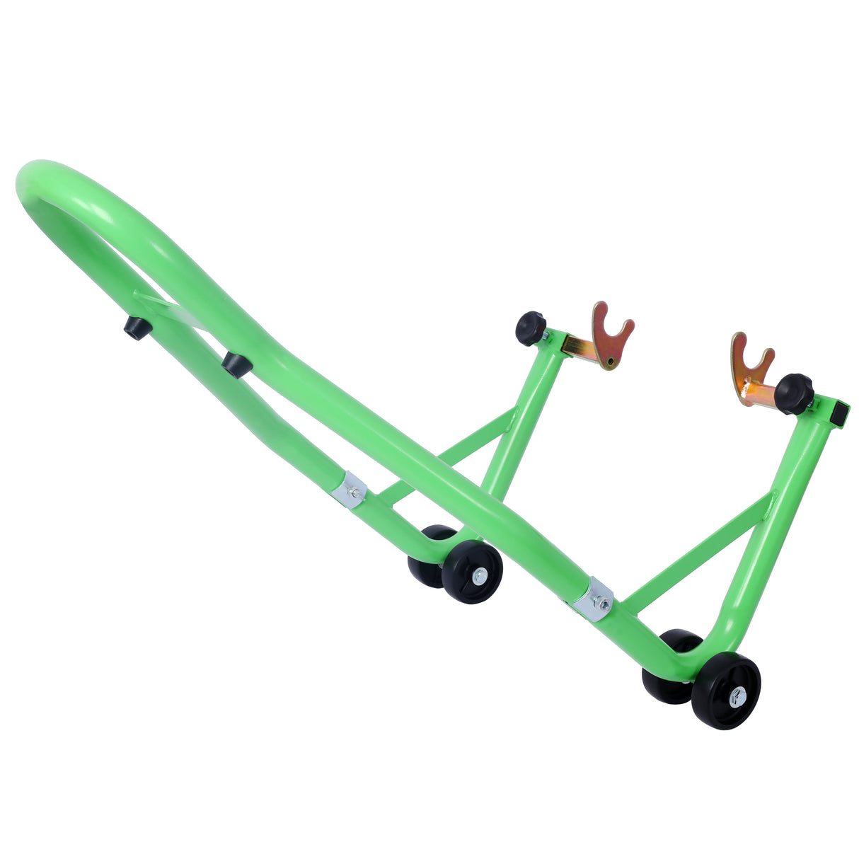 Motorcycle Stand 1000LB Sport Bike Front and Rear Wheel Lift Swingarm Paddock U--Green