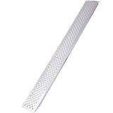 2 rampas de aluminio 78"Lx 8.5"Capacidad de carga liviana de 880 lb/PR - Plateado