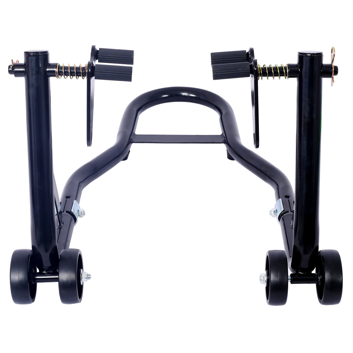 Motorcycle Stand 1000LB Sport Bike Front and Rear Wheel Lift Swingarm Paddock U--Black