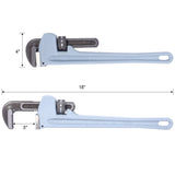 3PCS Aluminium Pipe Wrench Set Adjustable Jaw Plumbing 14" 18" 24" inch - Fab Heavy Parts