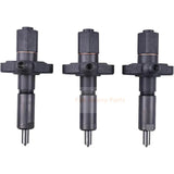 3PCS Fuel Injector 734596M91 12033255 Fits for Massey Ferguson Tractor 135 150 165 300 40 3165 2200 2135 203 Replacement - Fab Heavy Parts