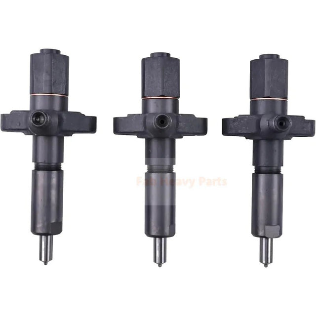 3PCS Fuel Injector 734596M91 12033255 Fits for Massey Ferguson Tractor 135 150 165 300 40 3165 2200 2135 203 Replacement - Fab Heavy Parts