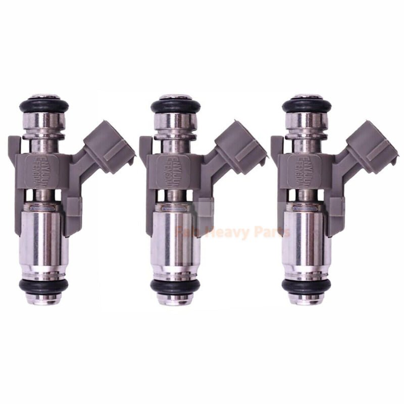 3Pcs Fuel Injector AUC11700 Fits for John Deere Gator 835R 18 XUV835M XUV825E XUV835E - Fab Heavy Parts