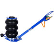 3T Triple Bag Air Jack Pneumatic Jack 3 bag Lifting 16in Capacity 6600lbs - Blue - Fab Heavy Parts
