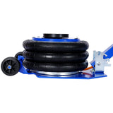 3T Triple Bag Air Jack Pneumatic Jack 3 bag Lifting 16in Capacity 6600lbs - Blue - Fab Heavy Parts