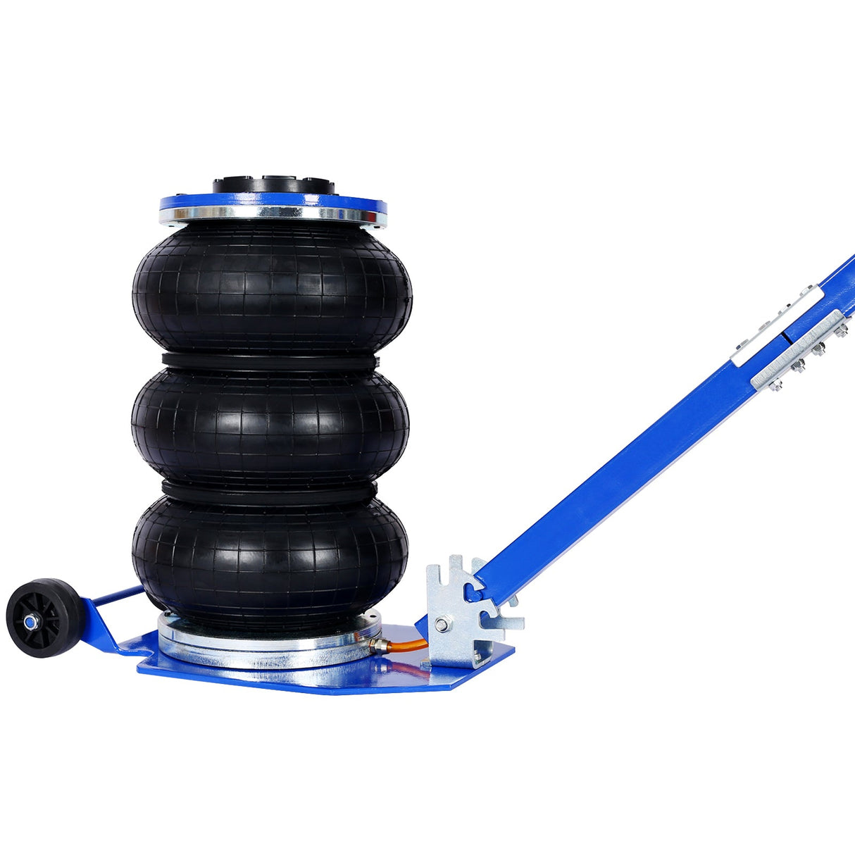 3T Triple Bag Air Jack Pneumatic Jack 3 bag Lifting 16in Capacity 6600lbs - Blue - Fab Heavy Parts