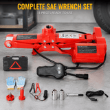 3Ton 12V Electric Car Scissor Jack Kit Heavy Duty Portable Auto Lift Floor Jack Roadside Emergency Tire Changing Tool for Sedans & SUVs - Fab Heavy Parts