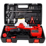 3Ton 12V Electric Car Scissor Jack Kit Heavy Duty Portable Auto Lift Floor Jack Roadside Emergency Tire Changing Tool for Sedans & SUVs - Fab Heavy Parts