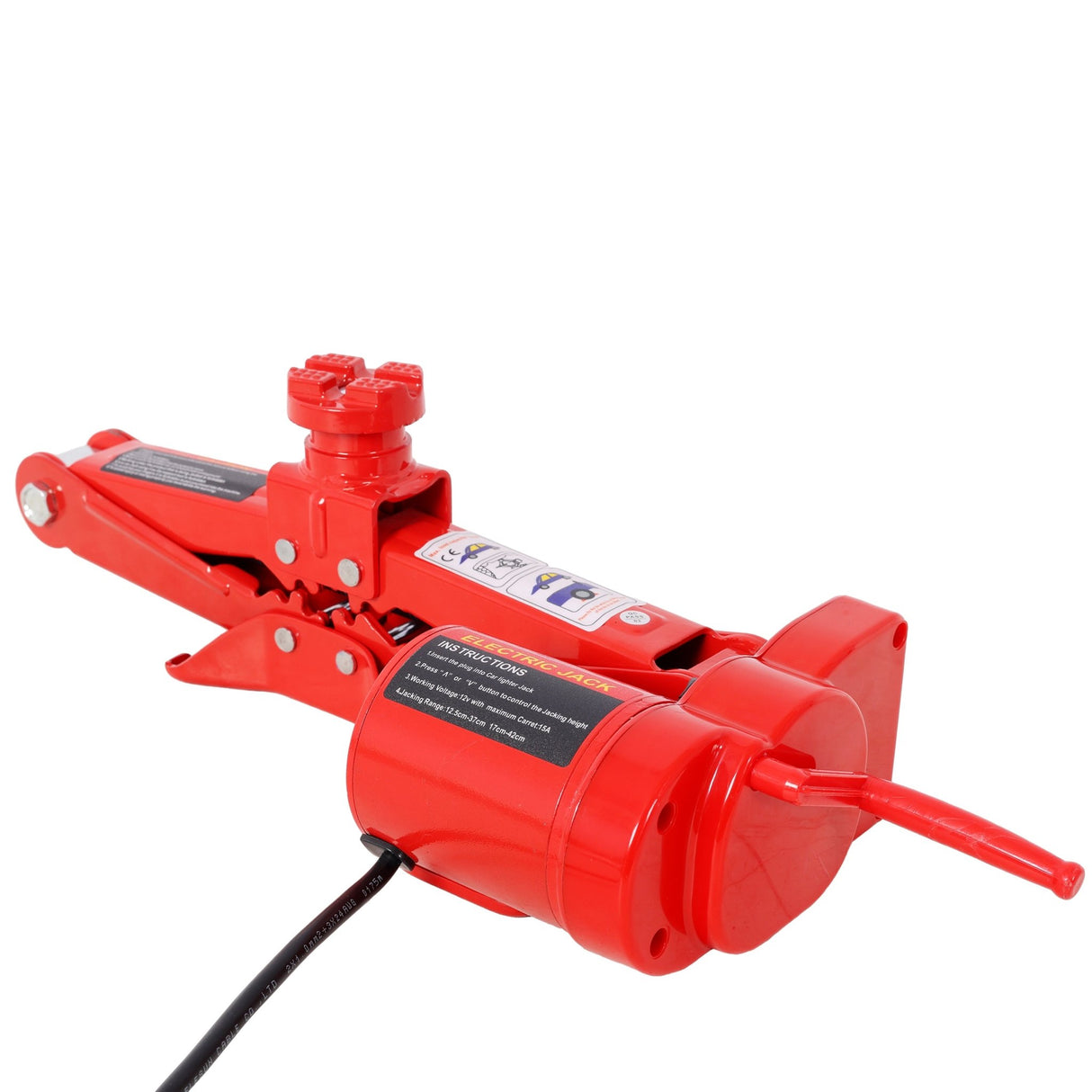 3Ton 12V Electric Car Scissor Jack Kit Heavy Duty Portable Auto Lift Floor Jack Roadside Emergency Tire Changing Tool for Sedans & SUVs - Fab Heavy Parts