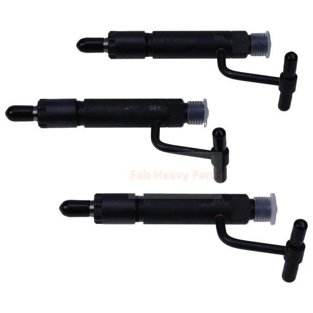 3X Fuel Injector 729506 - 53100 Fits for Komatsu 3D84 - 2 3D84E - 3P 3D84N - 2B PC20 - 7 PC28UU - Fab Heavy Parts