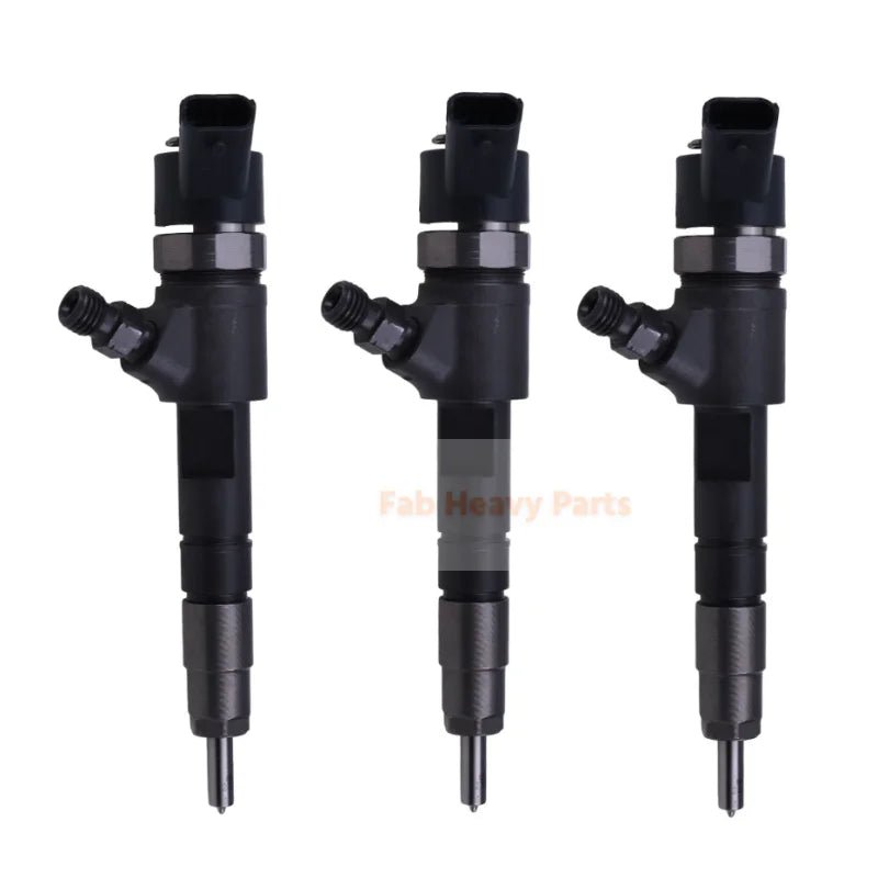 3X Fuel Injector MIU802181 Fits for John Deere 3038E 3039R 3043D 4052R Engine 3TNV84T Final clearance - Fab Heavy Parts