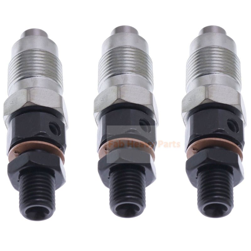 3X Fuel Injector SBA131406340 for New Holland TC24D TZ22D TZ25DA Case DX25E DX24 - Fab Heavy Parts
